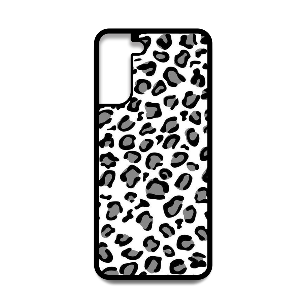Caitscases TPU Fashion Covers - Samsung Galaxy S21 (Black and White Leopard)